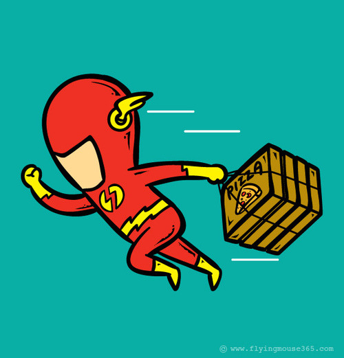 tastefullyoffensive:  If Superheroes Had Part-Time Jobs by Chow Hon LamPreviously: Superheroes