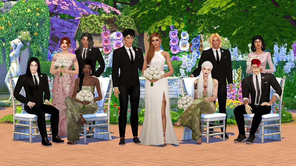 Wedding Portraits - 6 couple poses | Sims 4 couple poses, Sims 4, Sims 4  wedding dress