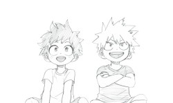 blaklegsanji:  deku and kacchan