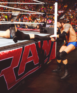 Love how Barrett&rsquo;s bulge pushes his trunks out when he hits that big boot!