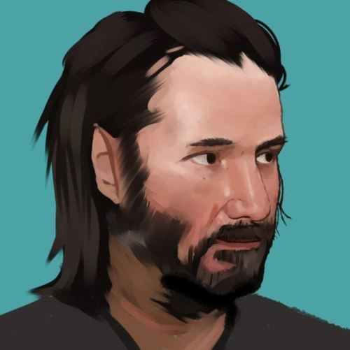 i did a photo study of keanu reeves + some of the most crackhead progress pics to have seen the ligh