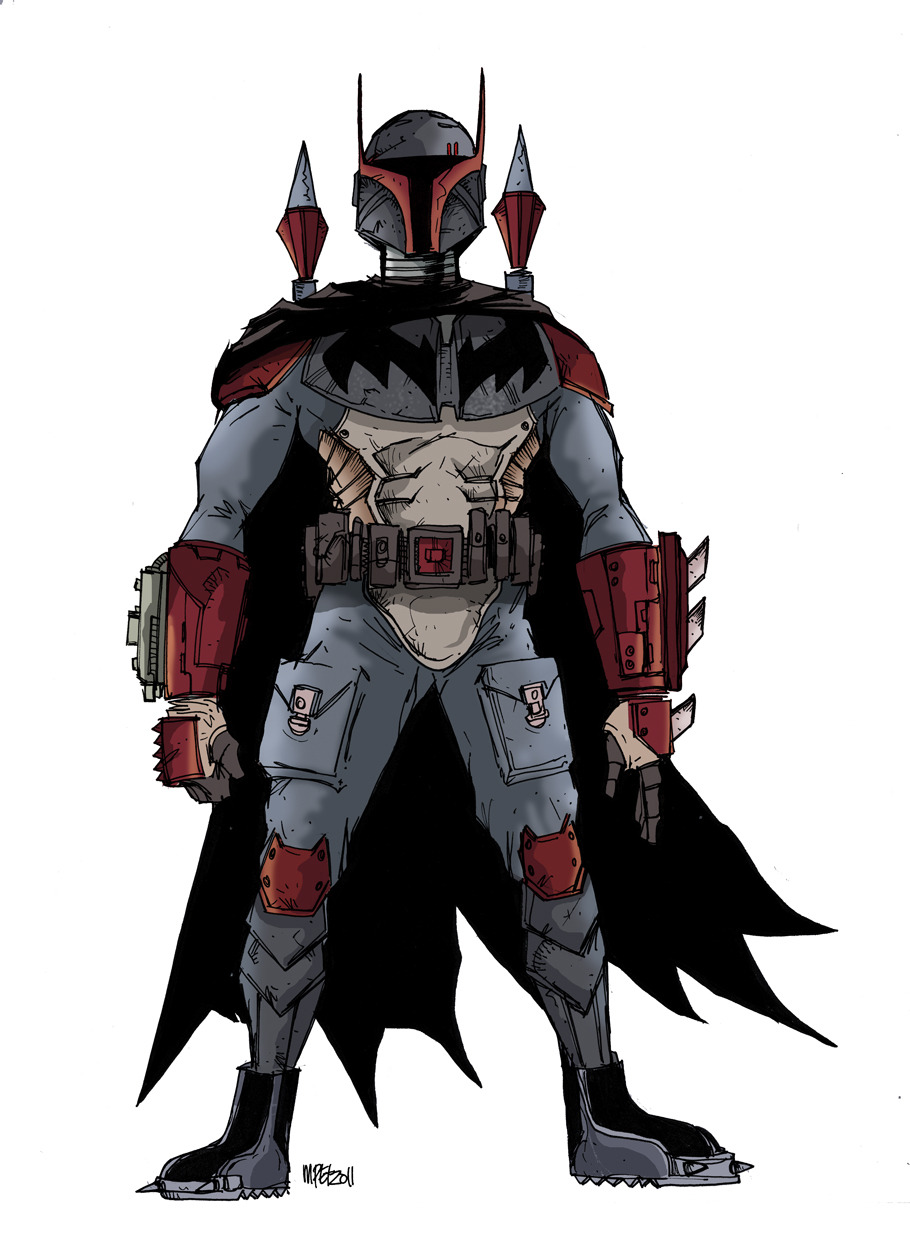 andresisbatman:  -Bat Fett He’s the Bounty Hunter that you want, but not the 1