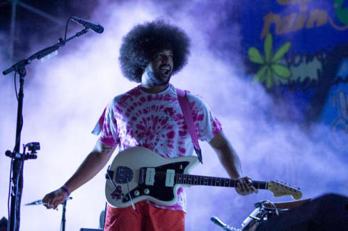 teamvampireweekend:Brian Robert Jones performing at Lollapalooza 2018 at Grant Park in Chicago, USA 