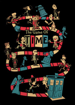 arttherapyfortheslightlyinsane:  Game of Time Postcard 