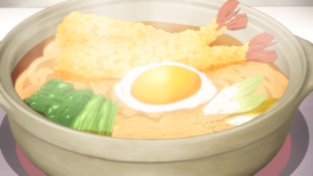 photo Koufuku Graffiti Food itadakimasu anime tempura udon