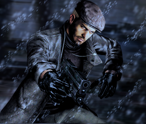 RE6 Chris Redfield cold outside