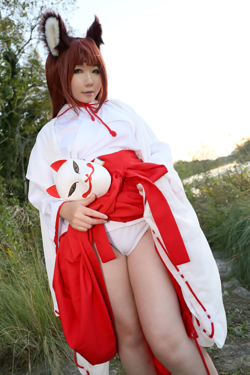 Cute Cosplay GIrl Higurashi Rin (Kitsune-Chan 3) 1-15
