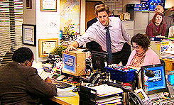 dundermifflinscranton:  Stanley just drank OJ out of my mug and didn’t seem to