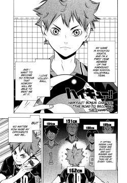 tsukishimacest:  Haikyuu!! → Bonus Chapter 