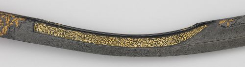 art-of-swords:Kilij Sword with ScabbardDated: 18th centuryCulture: TurkishMedium: steel, wood, turqu