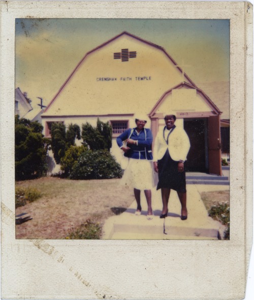 Crenshaw Faith Temple. Hopefully someone can associate the location with the two ladies.