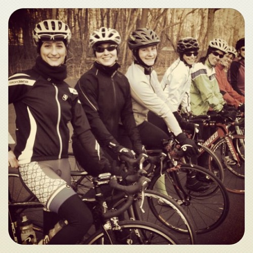 nickilock: Yesterday’s awesome women’s group ride with @colleenmalloy and @laurawebb4 #cyclofemme