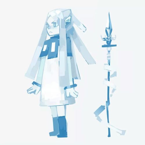 pixelfane: haha I forgot to post my gemsona Aquamarine (I have to change some details tho)