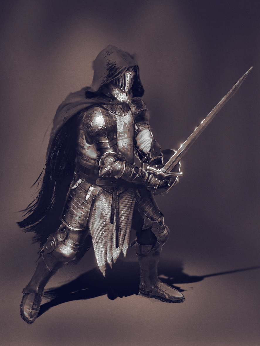 quarkmaster:   knights concepting practice   Alex Vasin   