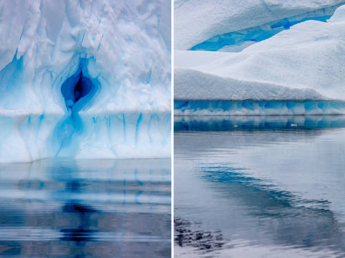stormypetrichor: landscape-photo-graphy:  Majestic Photographs Of Antarctic Glaciers By Julieanne Kost Photographer Julieanne Kost has captured the majestic and seldom seen beauty of Antarctica in an expedition to the frozen continent.  Keep reading