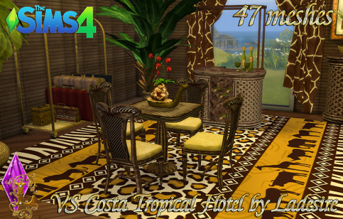 TS4 - VitaSims’ Costa Tropical Hotel by LadesireHi! As EA has announced that new pack or stuff comin