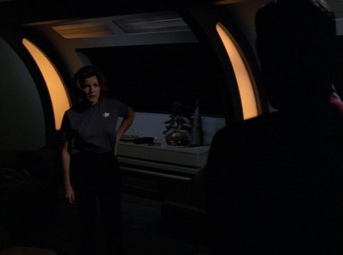 nostalgia-tblr:But have you considered… angstily-dishevelled Kathryn Janeway?