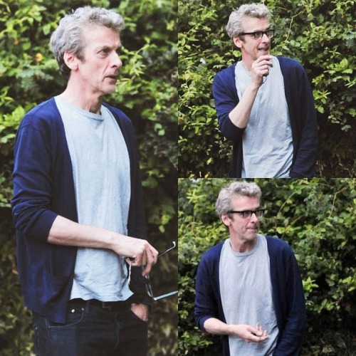 I dunno if it&rsquo;s just me, but I enjoy #PeterCapaldi dressed down with his hair afloof and d