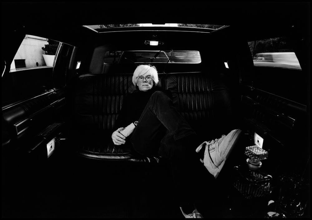 Andy Warhol by Elliott Erwitt, NYC, 1986