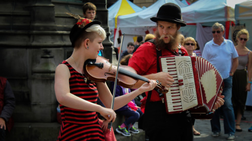 Today’s selection of Street Performers at the Edinburgh Fringe.