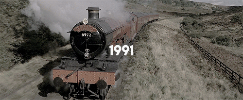 ravnclaws:       A scarlet steam engine was waiting next to a platform packed with people.          A sign over head said Hogwarts Express, 11 o'clock.