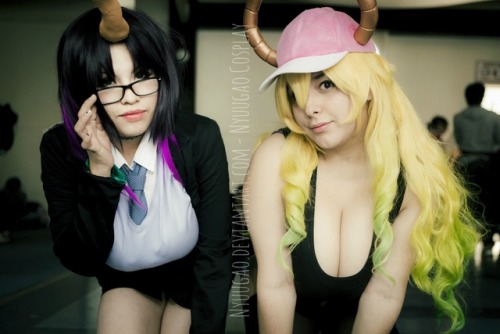 ravennyuugaocosplay:  Elma and Lucoa Thicc DragonsKobayashi san chi no Maid DragonCosplays by Azumi and Raven NyuugaoMore:https://www.facebook.com/NyuugaoCosplay/http://ravennyuugaocosplay.tumblr.com/https://nyuugao.deviantart.com