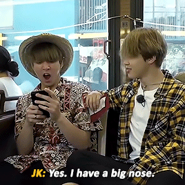 kookmint:Jungkook and his big beautiful nose