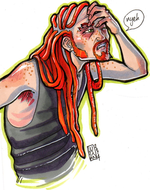misterlucian:  I accidentally a Metalocalypse, I’m sorry (I really fancy Nathan)  (help)