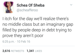 lagonegirl: thanks to our government most people in the US are one fuck up away from complete destitution.  