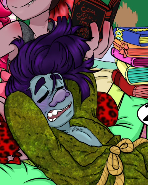 blooeyedspazz: Slumber Party!This took me way more time than I’d care to admit. Considering th