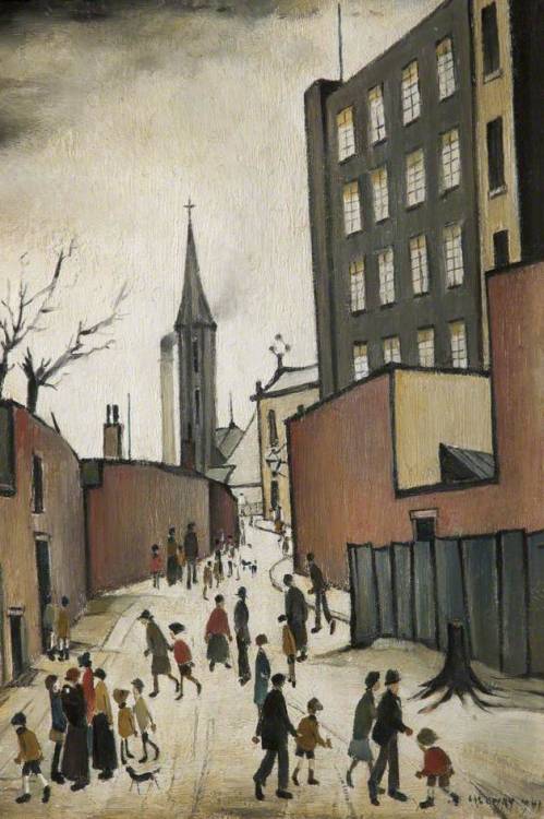 artistlowry: Albion Mill, 1941, L.S. Lowry