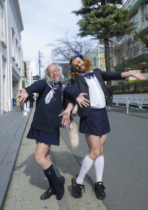 That one time Ladybeard and Sailor Suited Old Man hung out together.