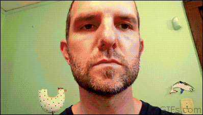 4gifs:  Shaving cream attack. [vid]