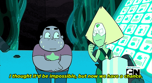 mechandra:  doafhat:  Oh boy.   Wait, do you realize what this means?Peridot believes