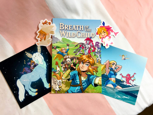 heartbrokengirlsketches: ✨Breath of the Wild Child - a BOTW zine✨ This 40 page zine collects all of 