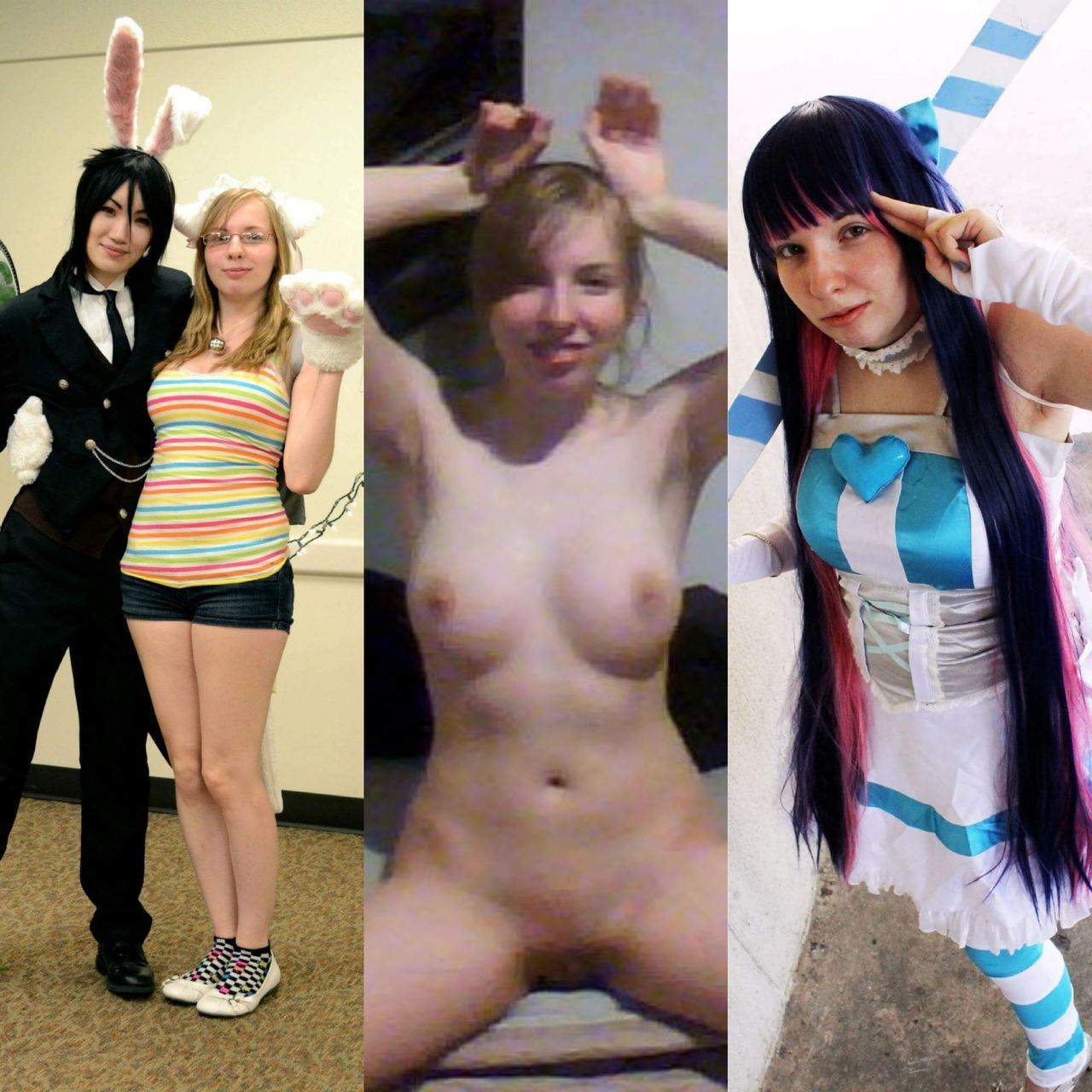 naturalnakedtoo: Cute Mousy Blonde Geekette