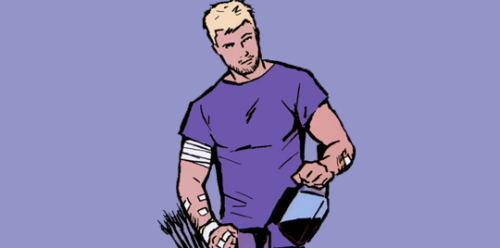 otptilltheend:Clint Barton in Hawkeye (2012)