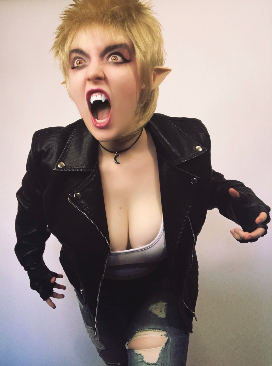 marshmallowmaximus:‪Today’s look was inspired by The Lost Boys 😈‬