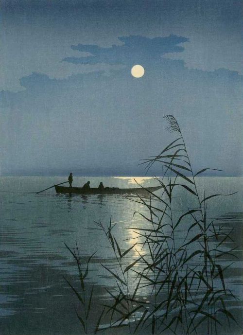 lilacsinthedooryard: Koho Shoda (Japan, 1871-1946)Moonlit Sea