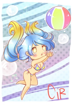 weagueofwegends:  Chibi Sona by Cirath 