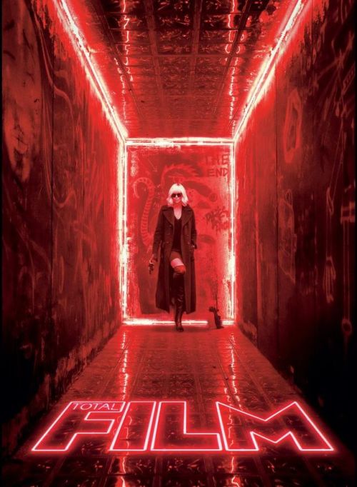 mcavoy:Atomic Blonde on the cover of Total Film 