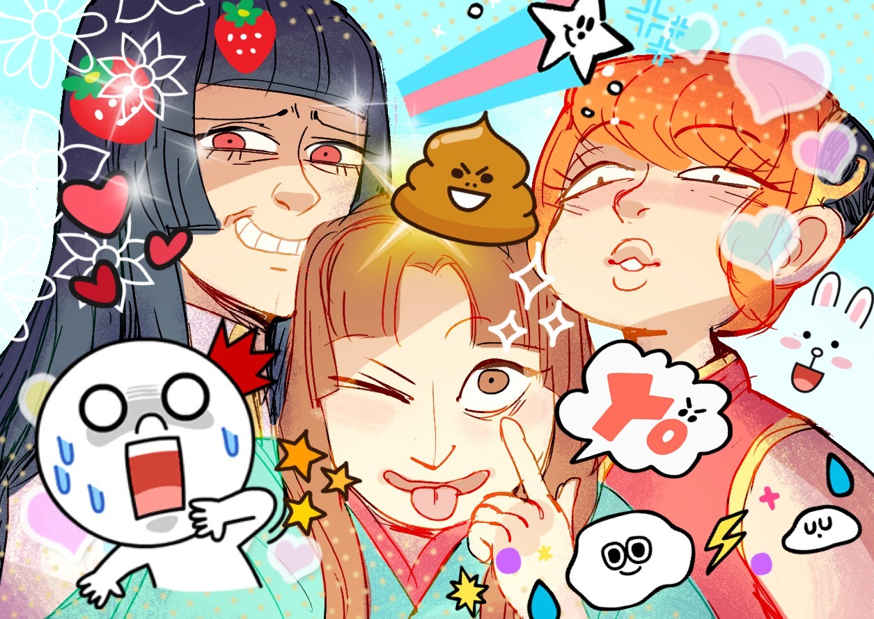 silverphones:    ✨  😊purikura!!   ✨    🌸  😋😊    ✨  🐰💖✨✨