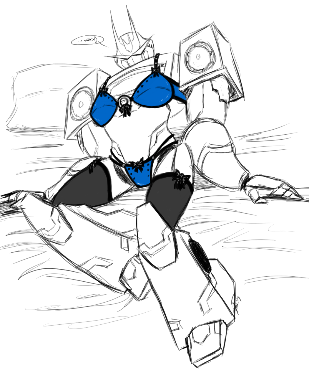 ghettochip-malfunction:  here’s your crazy robots in panties thing. found a quick