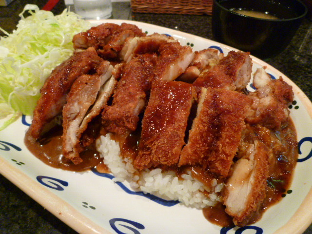 omame:  チキンカツカレー＠バーグ : 食メモ。～横浜B級グルメと飲み記録～