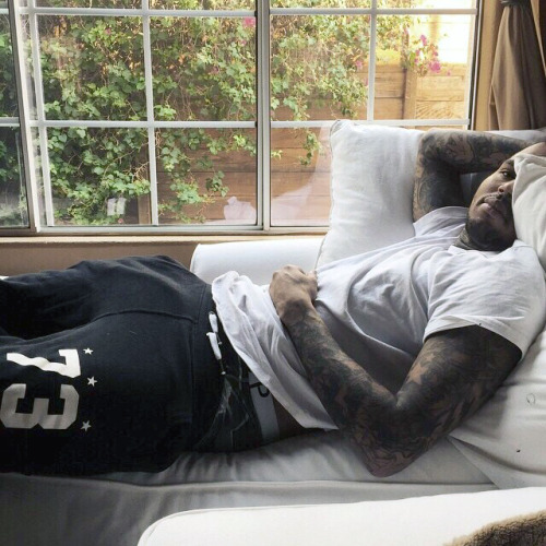 thecocoacumslut:Chris Brown got a nice long dick