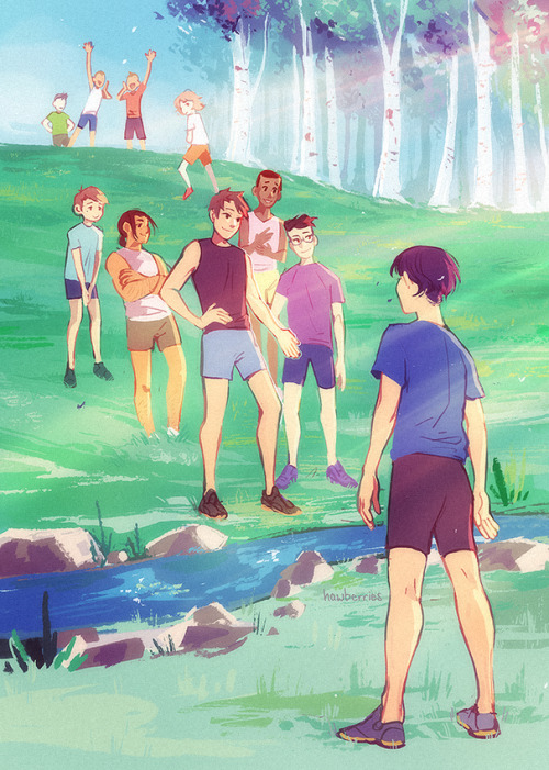 hawberries: hey, do you like running?my piece for rollround’s kazetsuyo zine from a few months back!