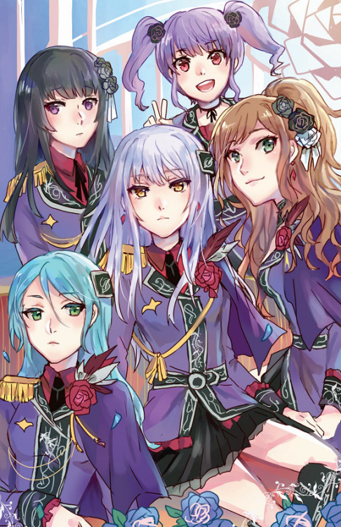 chimelon: Are you devoted?Roselia print! *v* I love their group and their music! And I’m excited to 