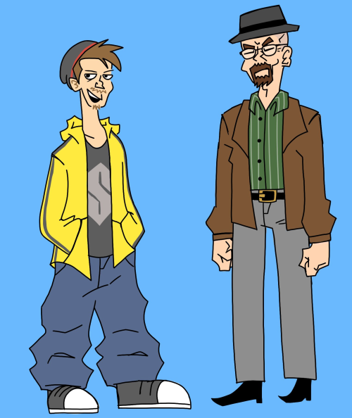 Breaking Bad In The Clone High Artstyle