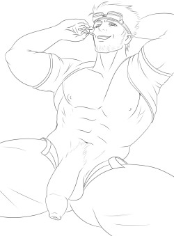 p2ndcumming:  twilightyaoix:  Cid - Final Fantasy VII  Work in progress    Vote 4 Pedro