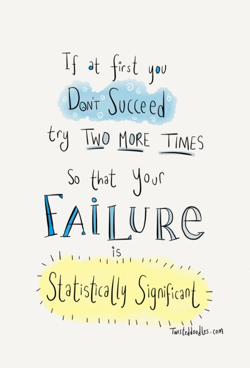 twisteddoodles:‘if at first you don’t succeed…’ The science version!